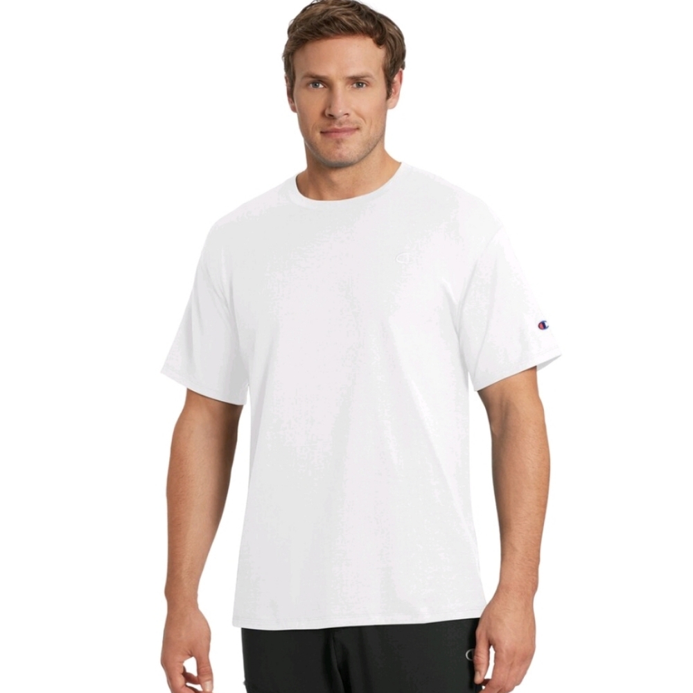 Champion Cotton Blend Graphic Logo Crewneck Shirt
